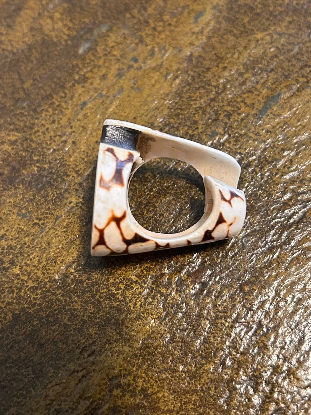 Vintage & Unique Ring - Seashell 🐚 side 8
